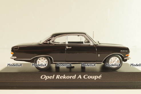 Opel Record A Coupe 1962, black, 940041021, Maxichamps 1:43