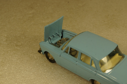 Москвич-408, голубой, июнь 89г., Тантал/Радон  1:43