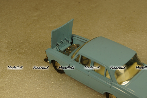 Москвич-408, голубой, июнь 89г., Тантал/Радон  1:43