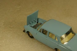 Москвич-408, голубой, июнь 89г., Тантал/Радон  1:43