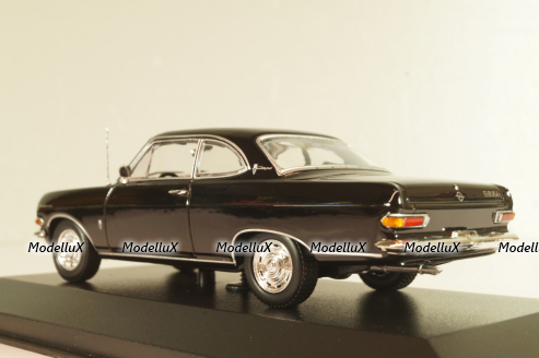 Opel Record A Coupe 1962, black, 940041021, Maxichamps 1:43