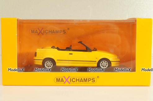 Renault 19 Cabriolet 1992, yellow, 940113730, Maxichamps 1:43