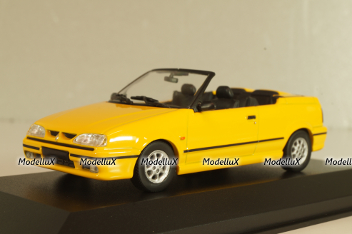 Renault 19 Cabriolet 1992, yellow, 940113730, Maxichamps 1:43