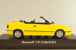 Renault 19 Cabriolet 1992, yellow, 940113730, Maxichamps 1:43
