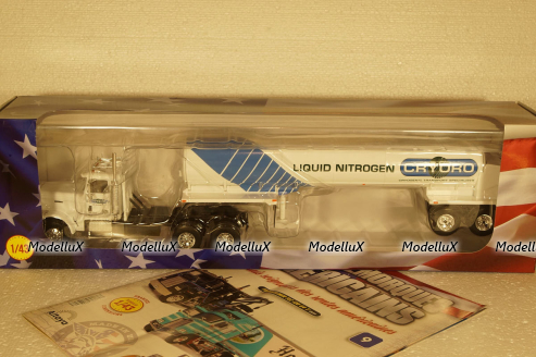 Freightliner FLC 120 64T with semi-trailer tanker "Cryoro" American Trucks, France #9 (Altaya) 1:43