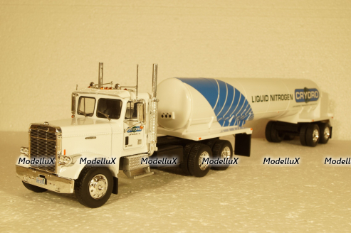 Freightliner FLC 120 64T with semi-trailer tanker "Cryoro" American Trucks, France #9 (Altaya) 1:43