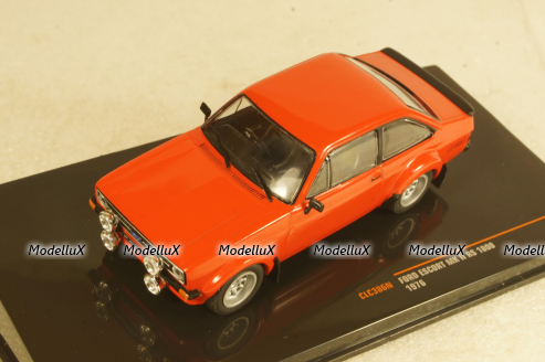 Ford Escort MK II RS 1800 1976  red, CLC386N, IXO 1:43