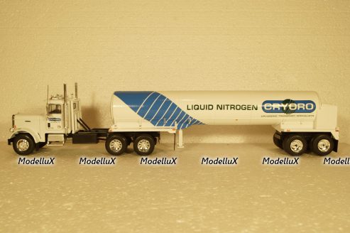 Freightliner FLC 120 64T with semi-trailer tanker "Cryoro" American Trucks, France #9 (Altaya) 1:43
