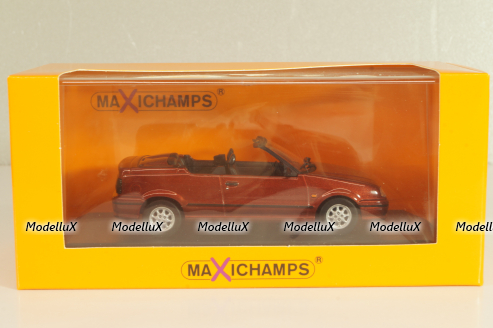 Renault 19 Cabriolet 1992, red, 940113731, Maxichamps 1:43