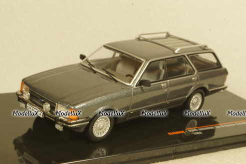 Ford Granada MK II Turnier 1.8i Ghia Metallic Grey 1978, CLC362N, IXO 1:43