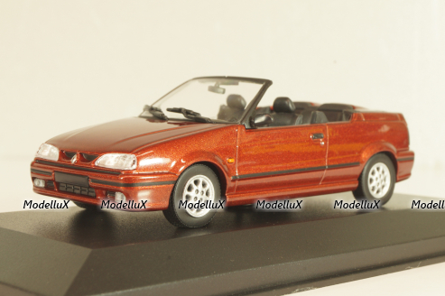 Renault 19 Cabriolet 1992, red, 940113731, Maxichamps 1:43