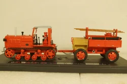 СХТЗ-НАТИ с коловратным насосом и пожарным прицепом, TruckTyr 1:43
