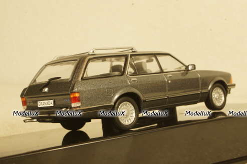 Ford Granada MK II Turnier 1.8i Ghia Metallic Grey 1978, CLC362N, IXO 1:43