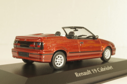Renault 19 Cabriolet 1992, red, 940113731, Maxichamps 1:43