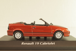 Renault 19 Cabriolet 1992, red, 940113731, Maxichamps 1:43