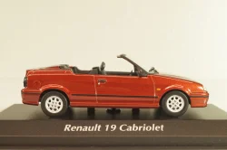 Renault 19 Cabriolet 1992, red, 940113731, Maxichamps 1:43