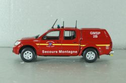 Nissan Navara (D40) GMSP Technamm, groupe de montagne des sapeurs-pompiers (Haute-Corse), Sapeurs-Pompiers №50, Altaya 1:43 С журналом!
