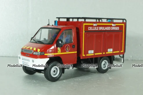 SCAM SMT55 VABD VIDON 4x4 2005, Véhicule d'appui brûlages dirigés (Ardèche), Sapeurs-Pompiers №51, Altaya 1:43 С журналом!