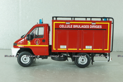 SCAM SMT55 VABD VIDON 4x4 2005, Véhicule d'appui brûlages dirigés (Ardèche), Sapeurs-Pompiers №51, Altaya 1:43 С журналом!