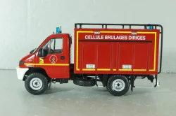 SCAM SMT55 VABD VIDON 4x4 2005, Véhicule d'appui brûlages dirigés (Ardèche), Sapeurs-Pompiers №51, Altaya 1:43 С журналом!