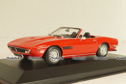 Maserati Ghibli Spyder 1969, red, 940123330, Maxichamps 1:43