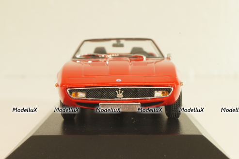 Maserati Ghibli Spyder 1969, red, 940123330, Maxichamps 1:43