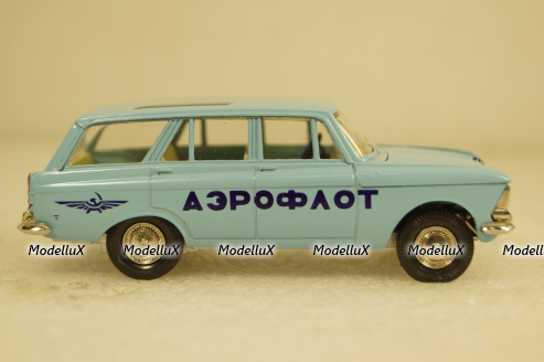 Москвич-427, Аэрофлот, январь 87г., Тантал/Радон 1:43