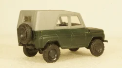 Уаз-469М, зелёный/серый, 1:43