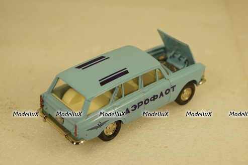 Москвич-427, Аэрофлот, январь 87г., Тантал/Радон 1:43
