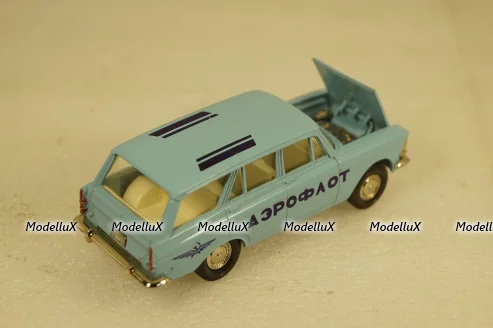 Москвич-427, Аэрофлот, январь 87г., Тантал/Радон 1:43