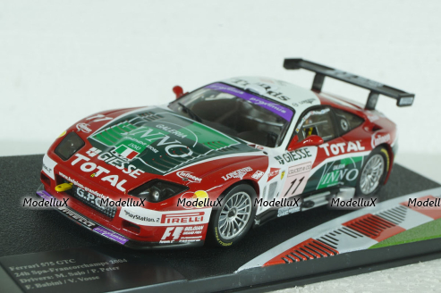 Ferrari 575 GTC #11 2nd 24h Spa 2004 GPC Giesse Squadra Corse, Altaya, Ferrari Racing Collection 1:43