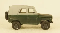 Уаз-469М, зелёный/серый, 1:43