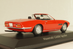 Maserati Ghibli Spyder 1969, red, 940123330, Maxichamps 1:43