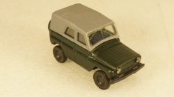 Уаз-469М, зелёный/серый, 1:43