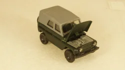 Уаз-469М, зелёный/серый, 1:43