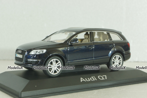Audi Q7 4.2 V8 FSI 2007, dark blue, 5010507633, Schuco 1:43