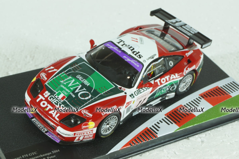 Ferrari 575 GTC #11 2nd 24h Spa 2004 GPC Giesse Squadra Corse, Altaya, Ferrari Racing Collection 1:43