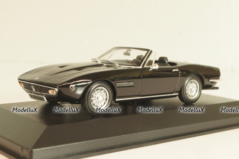 Maserati Ghibli Spyder 1969, black, 940123331, Maxichamps 1:43
