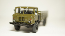 Газ 66 бортовой , Русская миниатюра 1:43