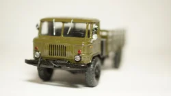 Газ 66 бортовой , Русская миниатюра 1:43