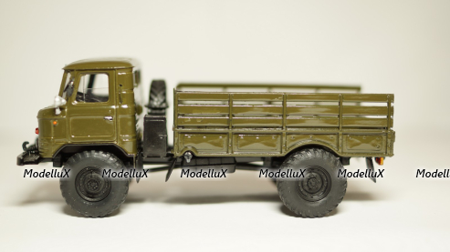 Газ 66 бортовой , Русская миниатюра 1:43