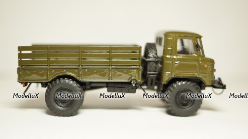 Газ 66 бортовой , Русская миниатюра 1:43