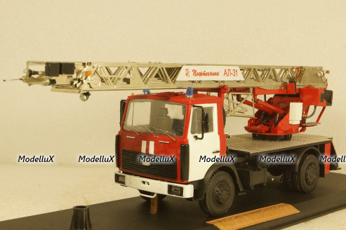 АЛ-31 (Маз-5337) Пожарная автолестница, Мастерская Молотков 1:43