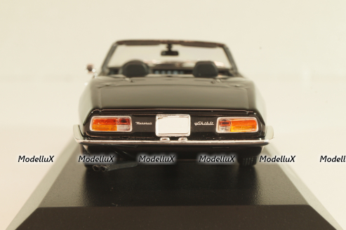 Maserati Ghibli Spyder 1969, black, 940123331, Maxichamps 1:43