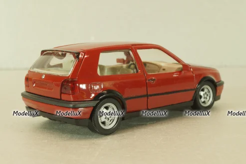 Volkswagen Golf VR6 3-doors (Golf III) 1991, red, 1005R, Schabak 1:43