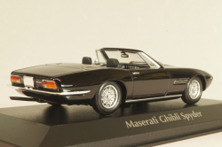 Maserati Ghibli Spyder 1969, black, 940123331, Maxichamps 1:43