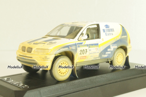 BMW X5 (E53) Rally X-Raid #207 Rally Raid Paris Dakar 2004, Solido 1:43