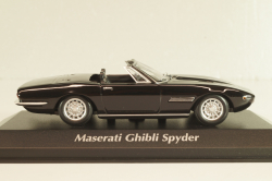 Maserati Ghibli Spyder 1969, black, 940123331, Maxichamps 1:43