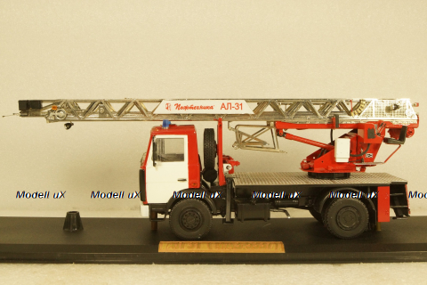 АЛ-31 (Маз-5337) Пожарная автолестница, Мастерская Молотков 1:43