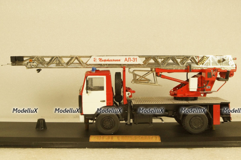АЛ-31 (Маз-5337) Пожарная автолестница, Мастерская Молотков 1:43